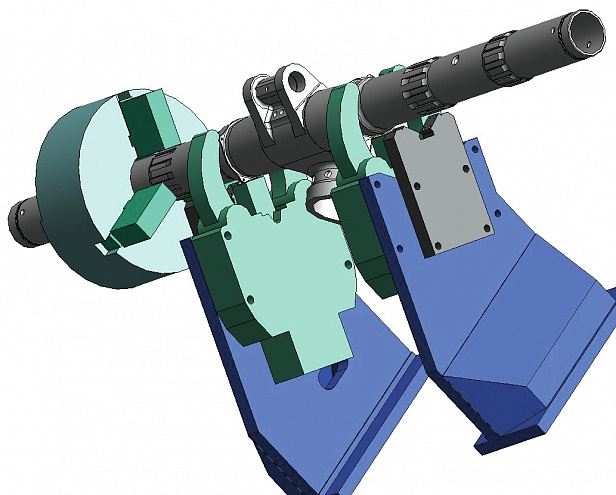 Токарно-фрезерный обрабатывающий центр EMCO HyperTurn 200 Power Mill для обработки деталей «Колесная ось самолета»