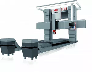 Фрезерный станок портального типа с подвижной траверсой Wuhan XK2125