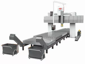 Фрезерный станок портального типа с подвижной траверсой Wuhan XK2425